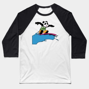 Panda Surf Baseball T-Shirt